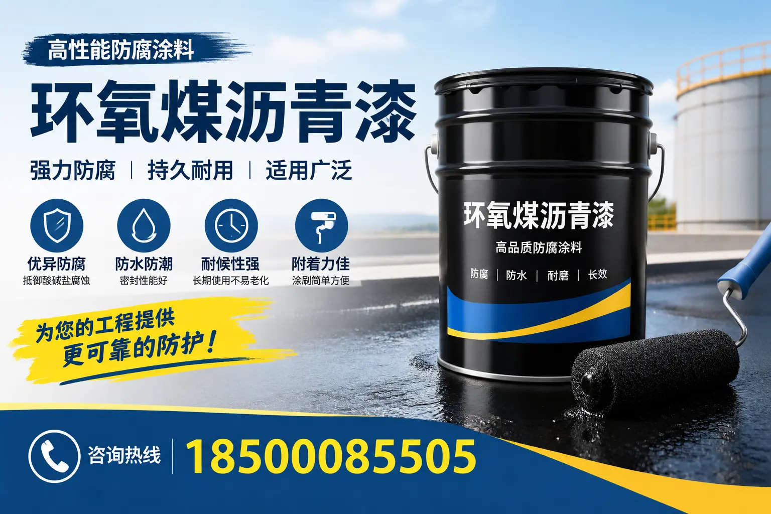 环氧煤沥青漆的施工步骤详解，淮北装修必备知识